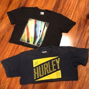 Quicksilver and Hurley 2 PACK t-shirts